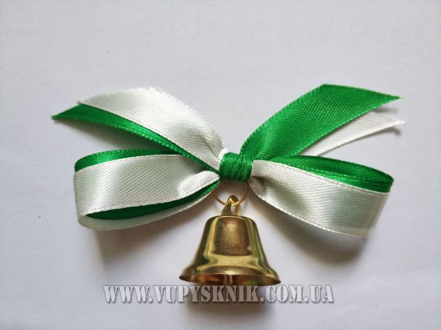 Звоночки c зелёным бантиком на последний звонок